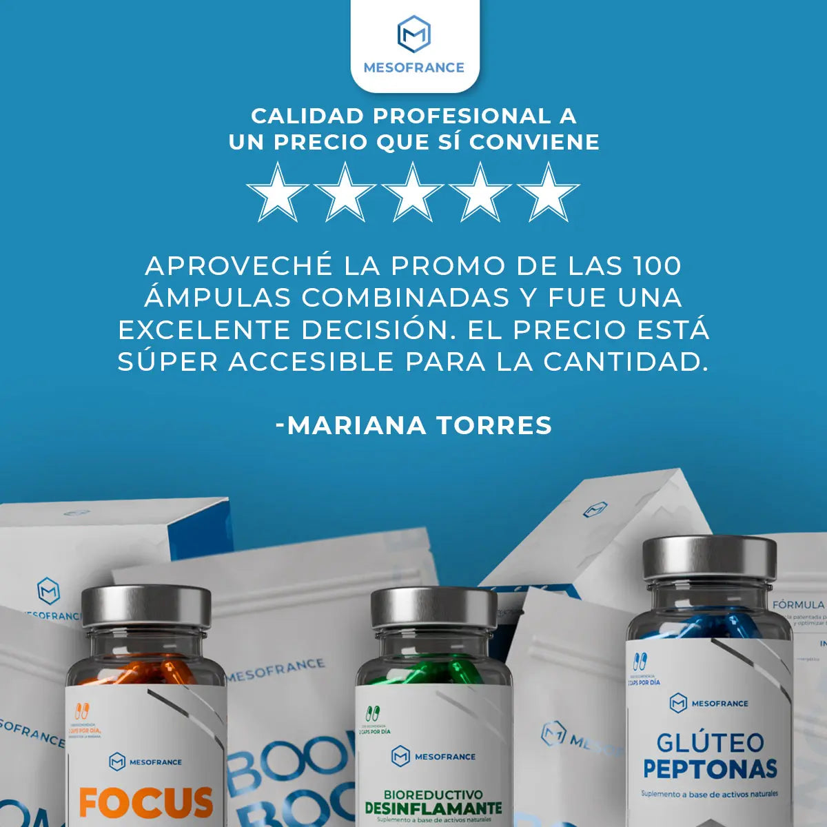 Súper oferta de 100 ámpulas caja combinada