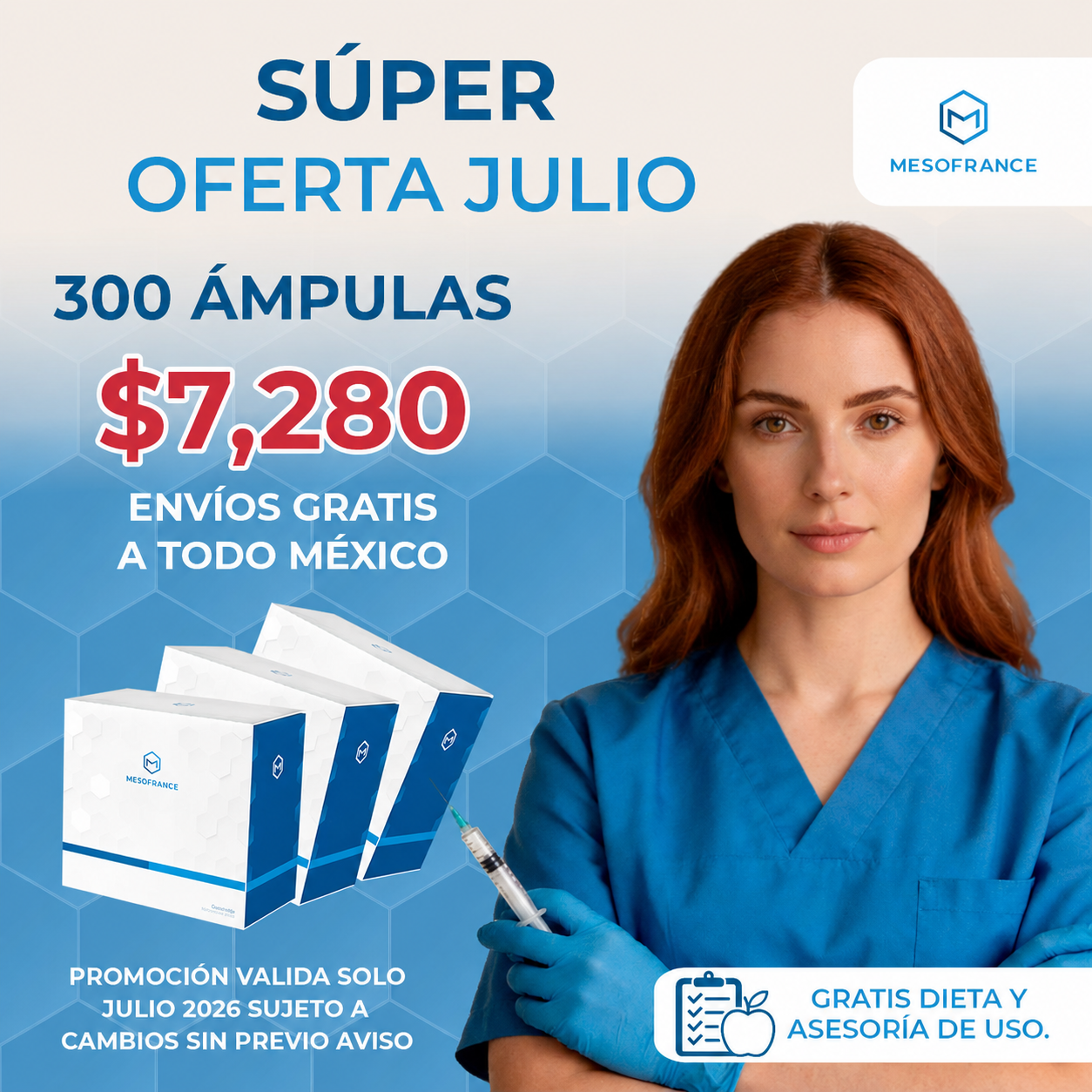 Súper oferta 300 ámpulas