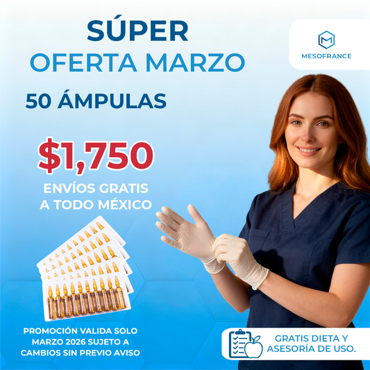 Súper oferta 50 ámpulas