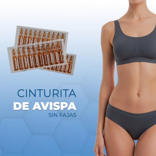 Tratamiento cinturita de avispa sin faja