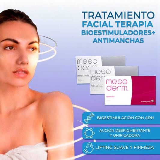 Tratamiento Facial Terapia Bioestimuladora + Antimanchas