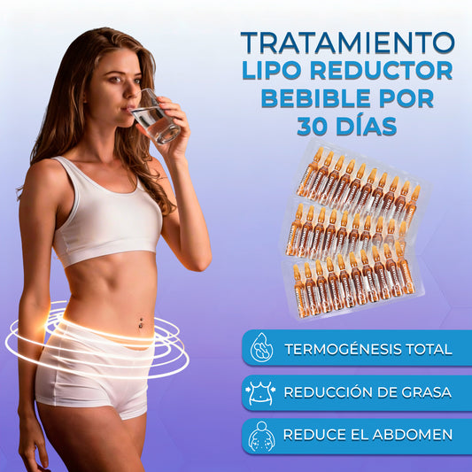 TRATAMIENTO LIPO-REDUCTOR BEBIBLE POR 30 DÍAS
