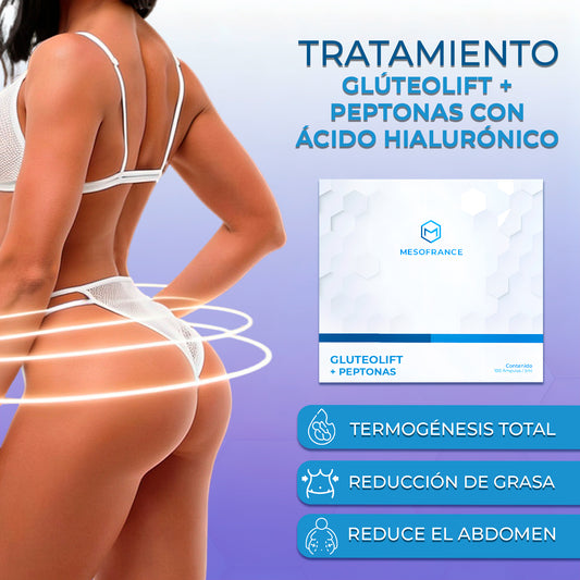 Tratamiento Glúteolift + Peptonas con Ácido Hialurónico