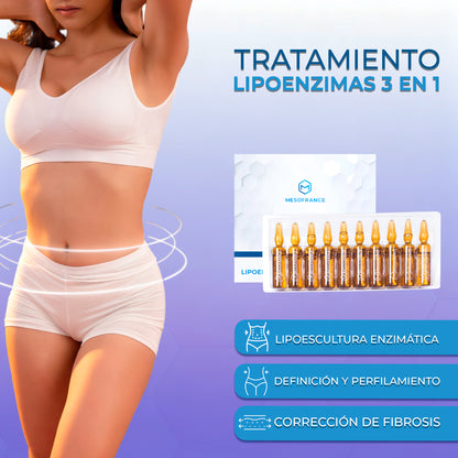 Tratamiento Profesional de Lipoenzimas 3 en 1