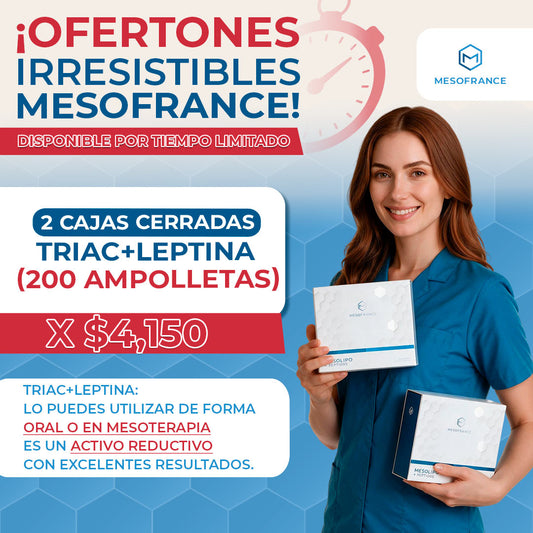 Oferta 2 cajas cerradas de Triac + leptina
