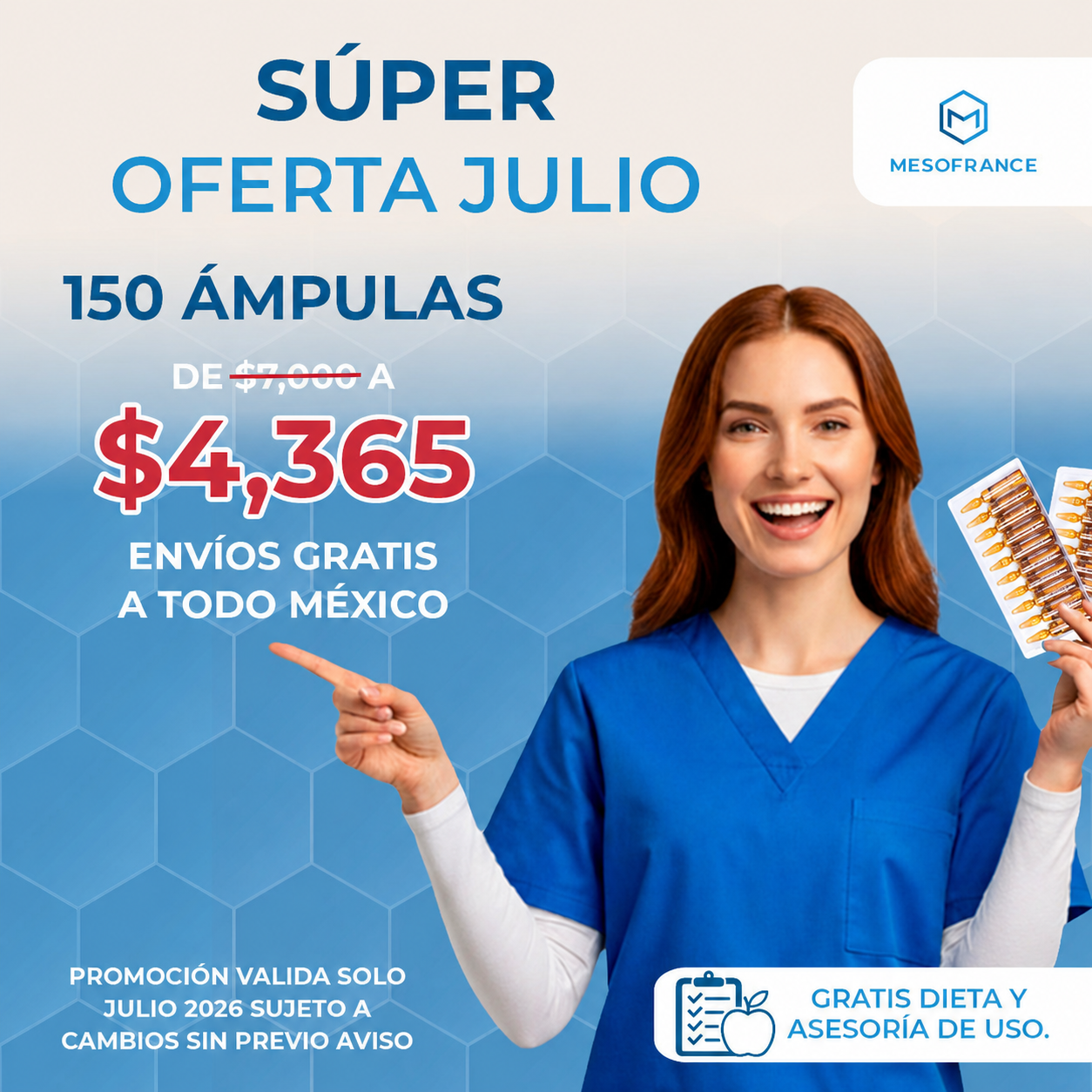 Súper oferta 150 ámpulas